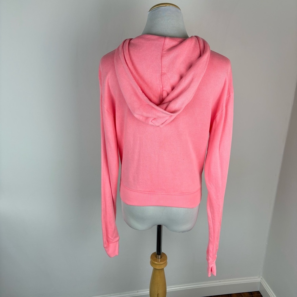 SKIMS Pink zip up Hoodie Sweatshirt Size S - Picture 3 of 4